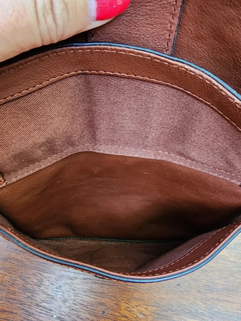 Frye Olivia Chocolate Brown Premium Leather Backpack Bag Medium